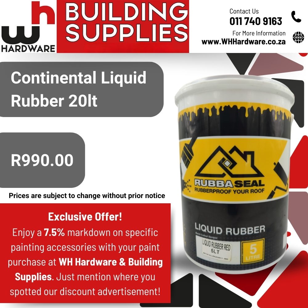 WH Hardware_Continental Liquid Rubber 20lt