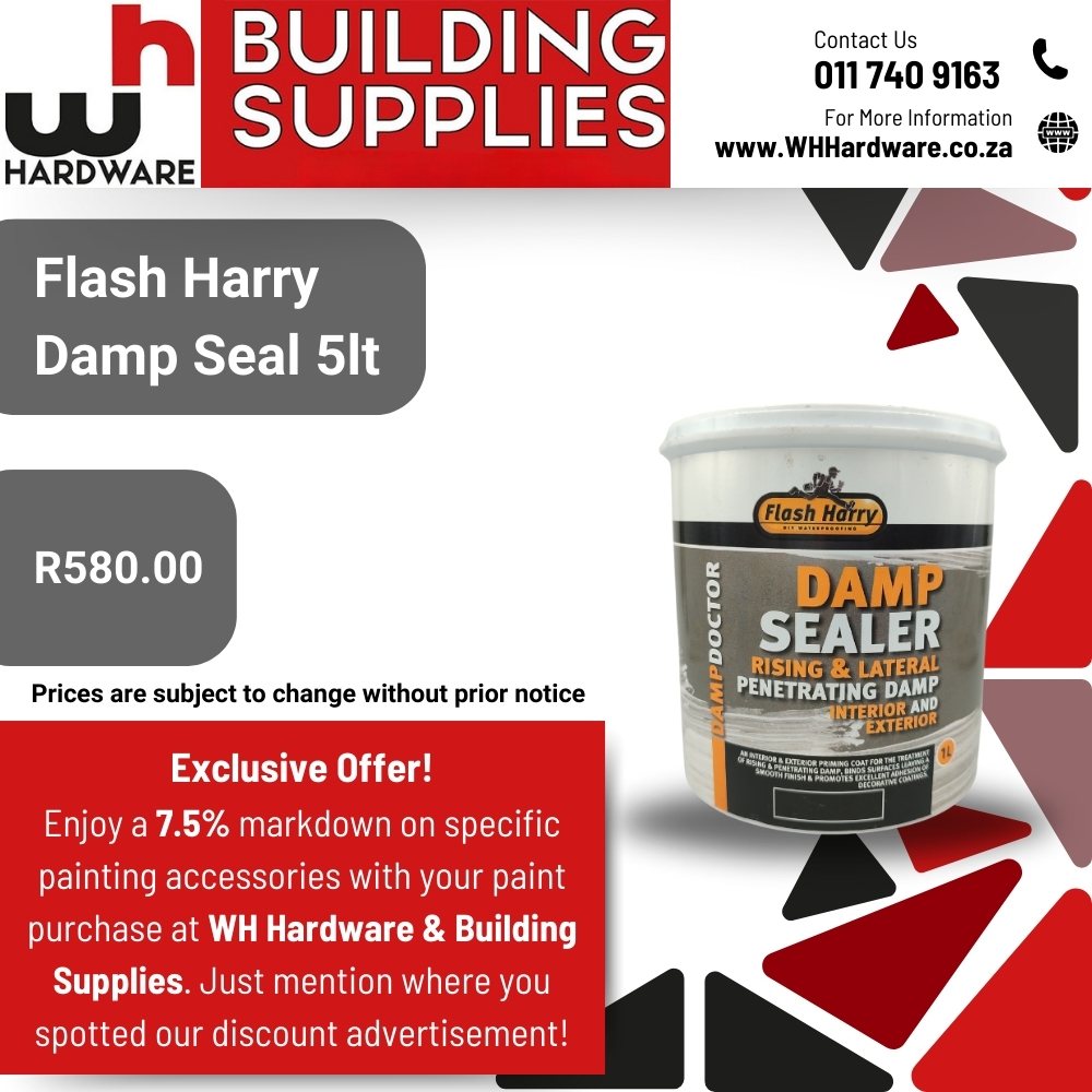 WH Hardware_Flash Harry Damp Seal 5lt
