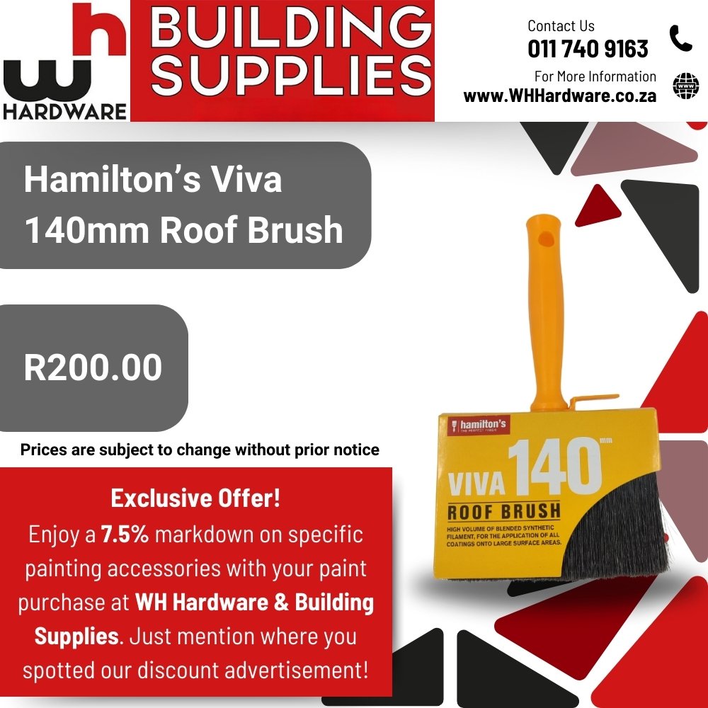 WH Hardware_Hamilton’s Viva 140mm Roof Brush
